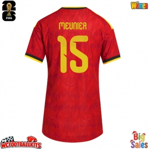 Belgium Thomas Meunier #15 Replica Home Stadium Shirt for Women World Cup 2026 Short Sleeve